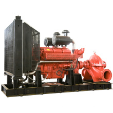 Pompes à eau submersibles de lutte contre l'incendie de pompe à eau d'égout d'aspiration de moteur diesel